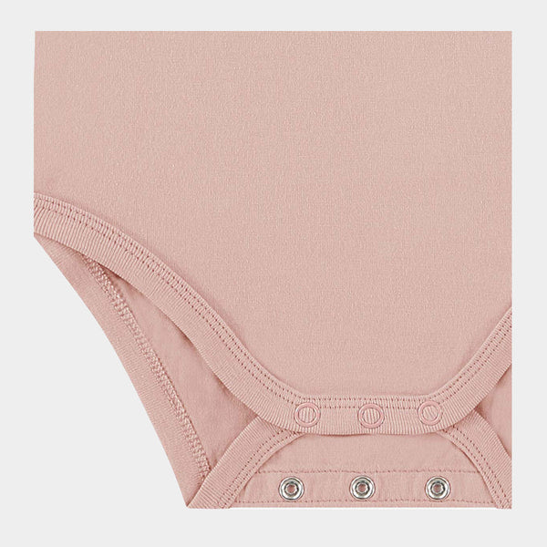 Bobby långärmad bambu body - 3-pack - rosa, grön, beige