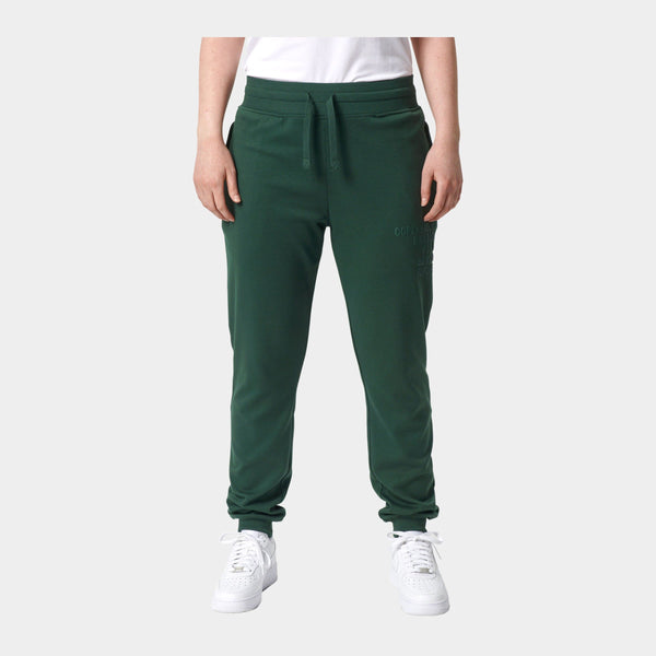 Gröna bambu sweatpants med logga