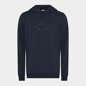 Navy badge bambu hoodie JBS of Denmark