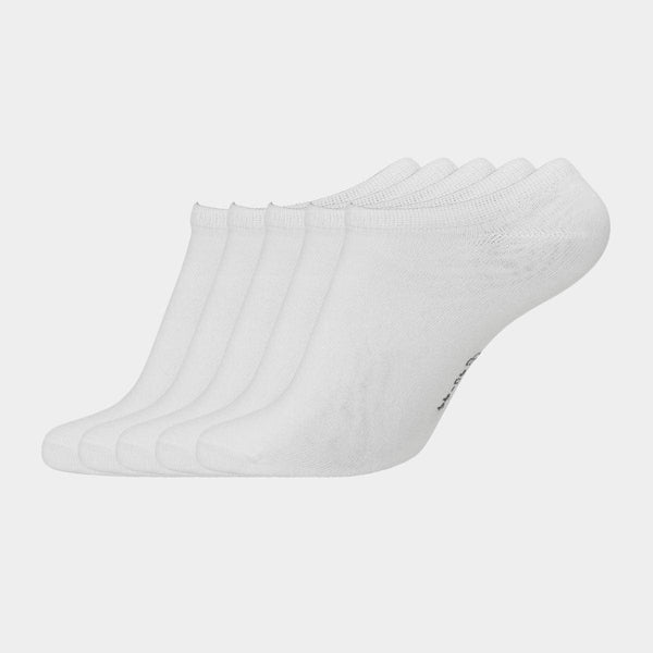 Copenhagen Bamboo bambu footie in shoe strumpor vita 5-pack