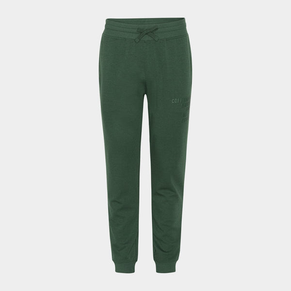 Gröna bambu sweatpants med logga