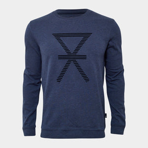 Navy bambu sweatshirt med print JBS of Denmark