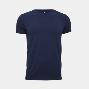 Navy crew neck bambu T-shirt JBS of Denmark