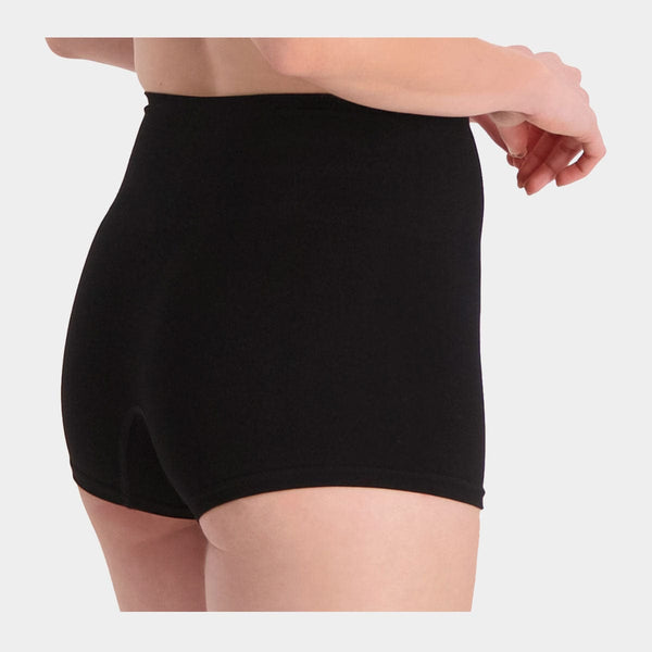 Stella shaping trosa bambu hotpants med hög midja - Svart 2-pack