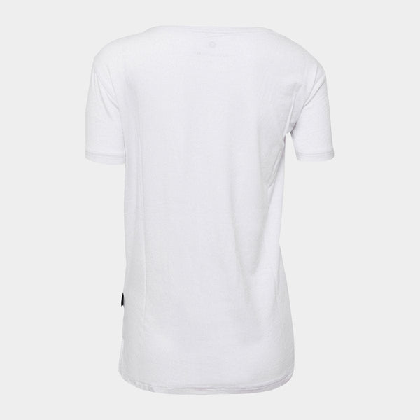 Vit Bambu T-shirt med rund hals JBS of Denmark